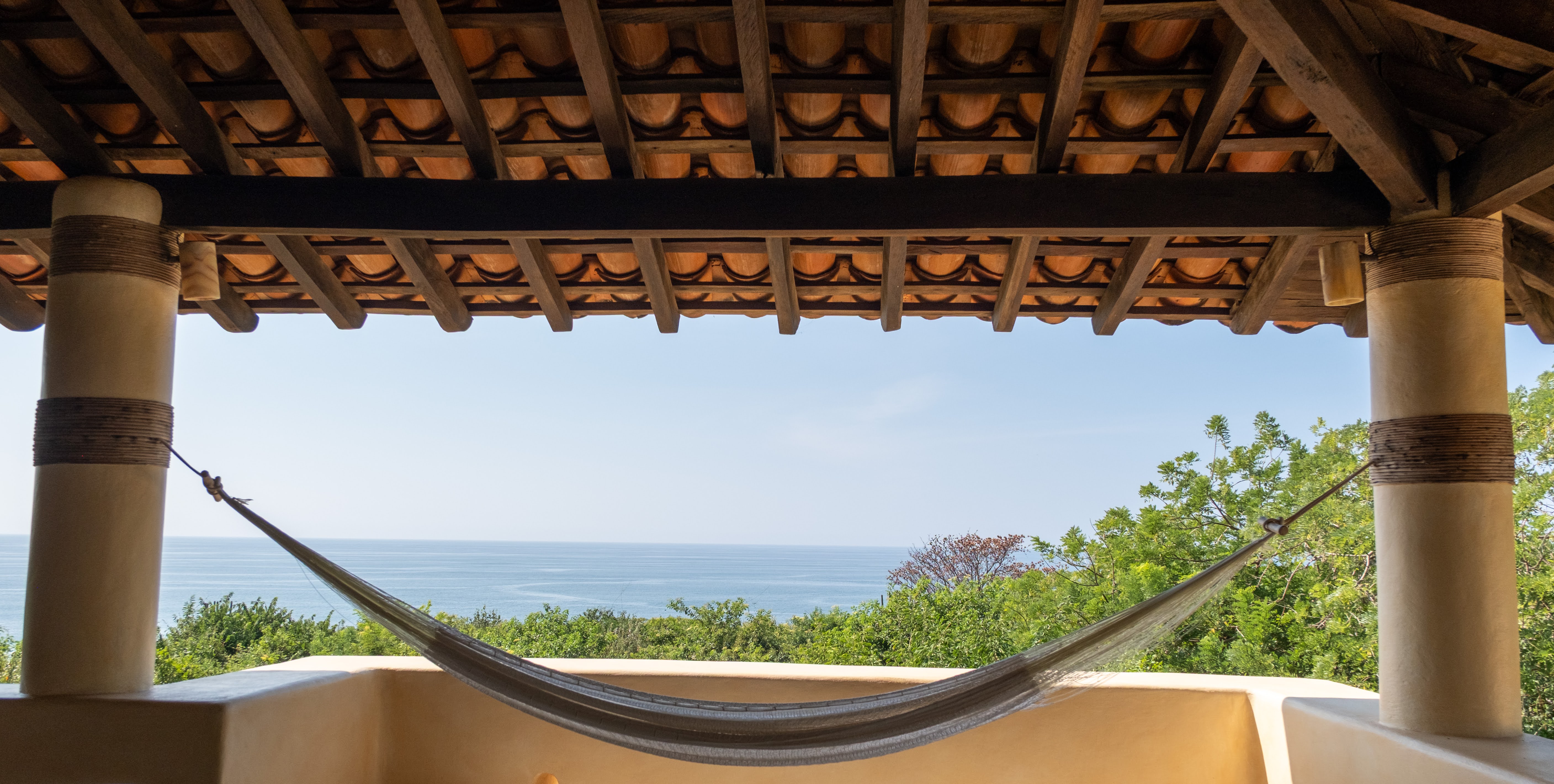 Hamaca con vista al mar