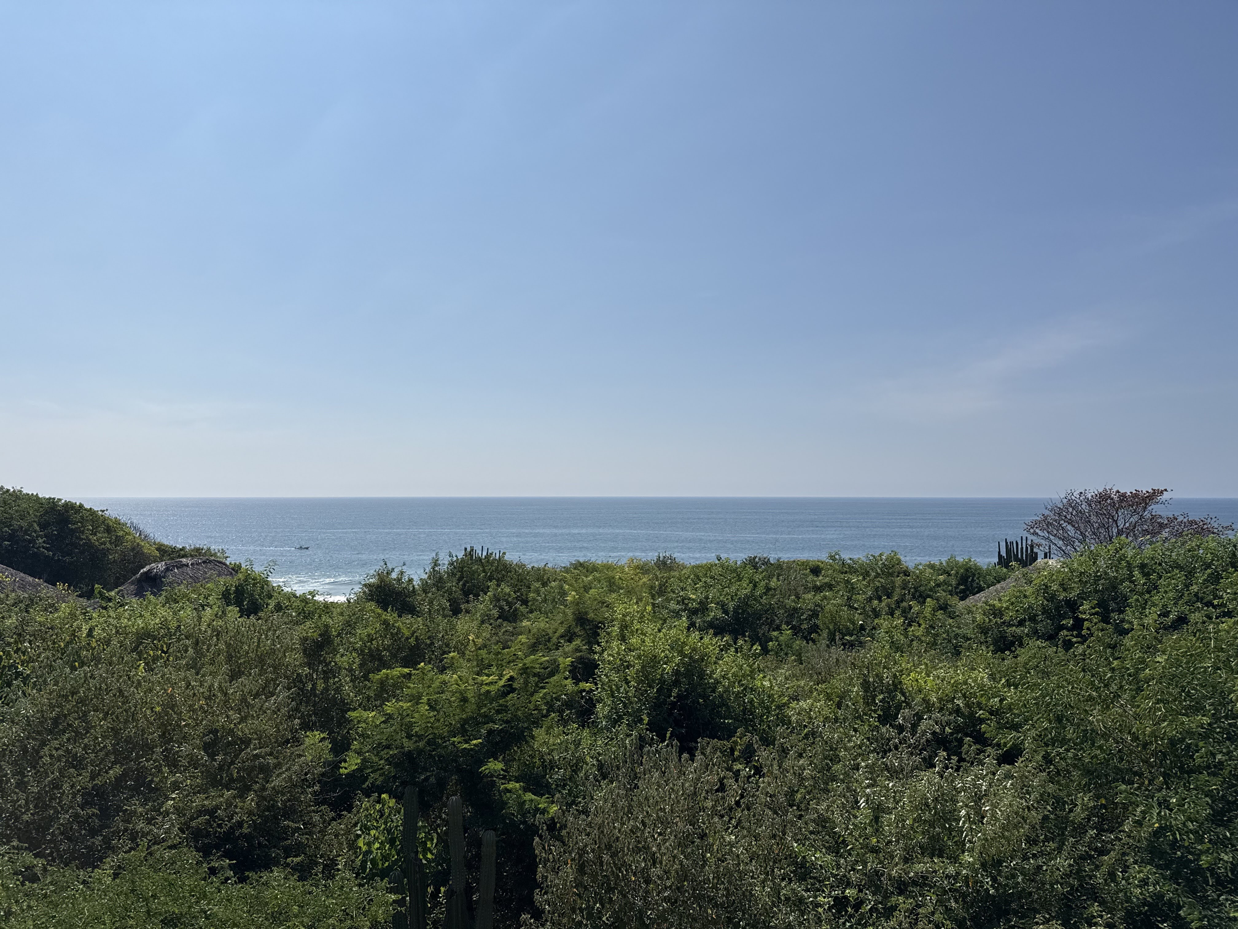 Vista del mar desde la casa