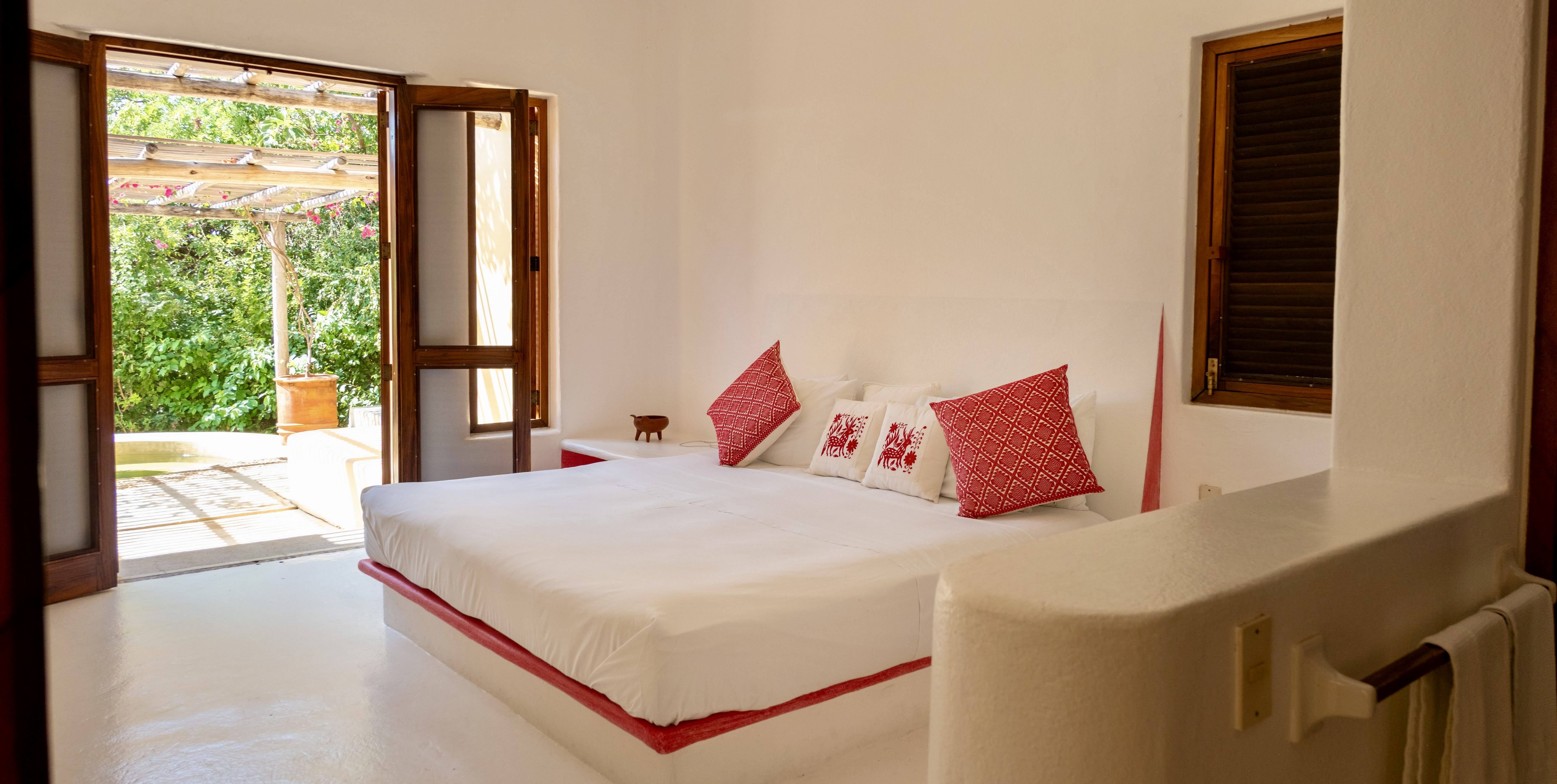 Recámara doble en rojo