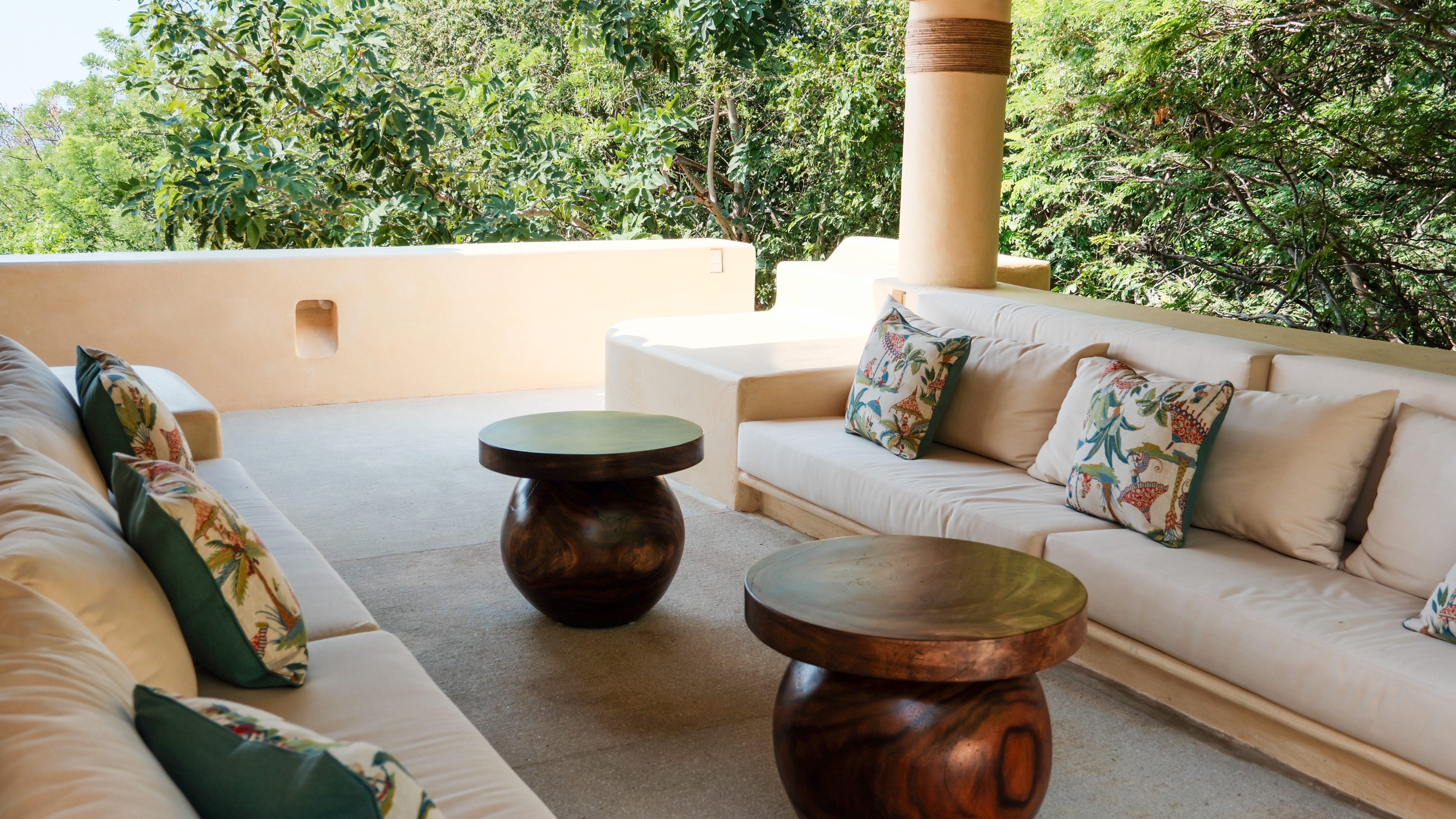 Terraza a la altura de los arboles de la reserva ecológica